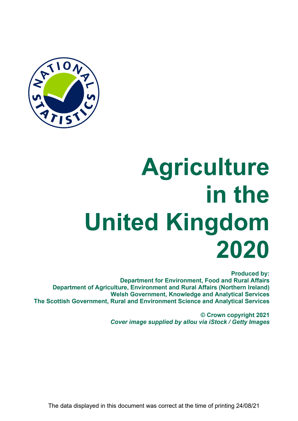 Agriculture in the United Kingdom 2020