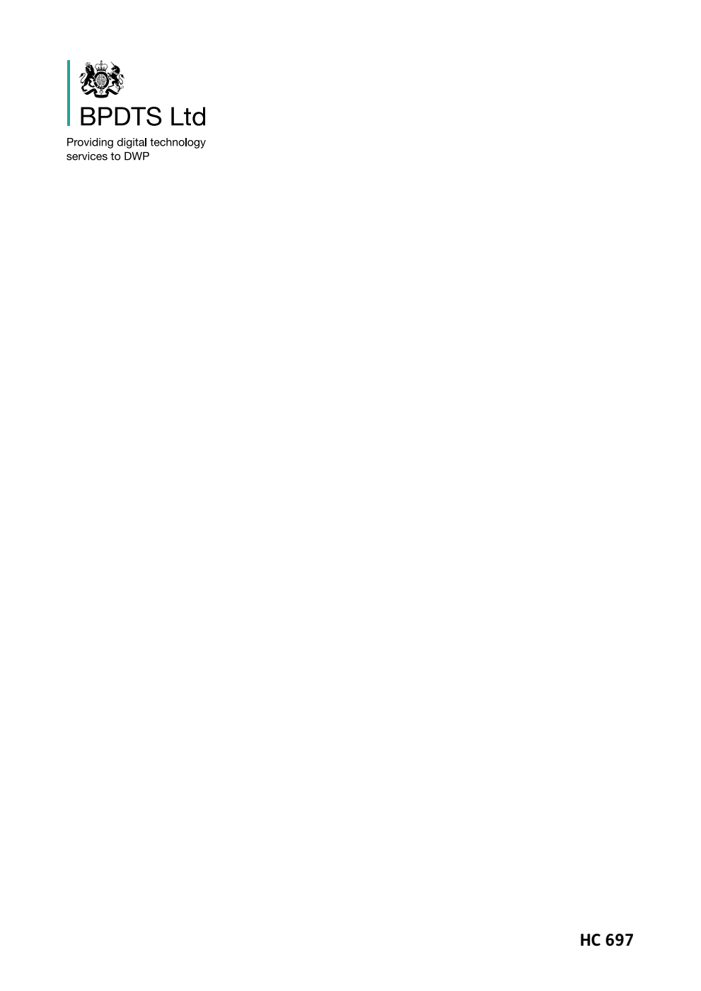 BPDTS Ltd. Annual Report and Account 2020/21 (for the year ended 31 March 2021)
