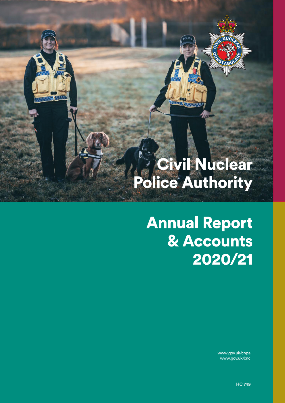 Civil Nuclear Police Authority Annual Report & Accounts 2020/21