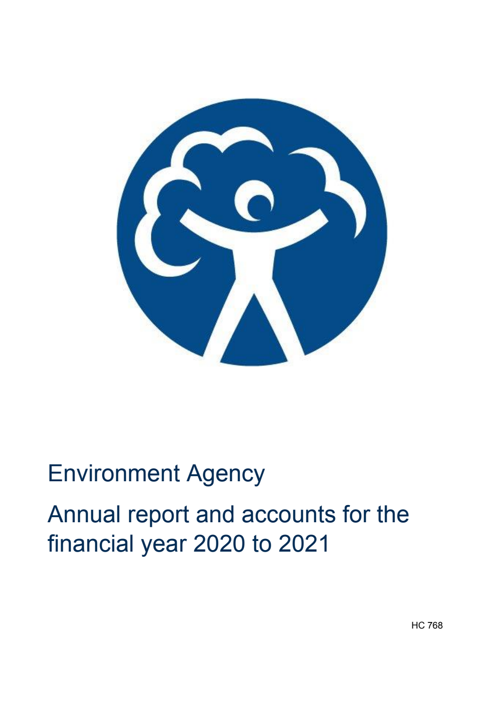 Environment Agency Annual report and accounts for the financial year 2020 to 2021