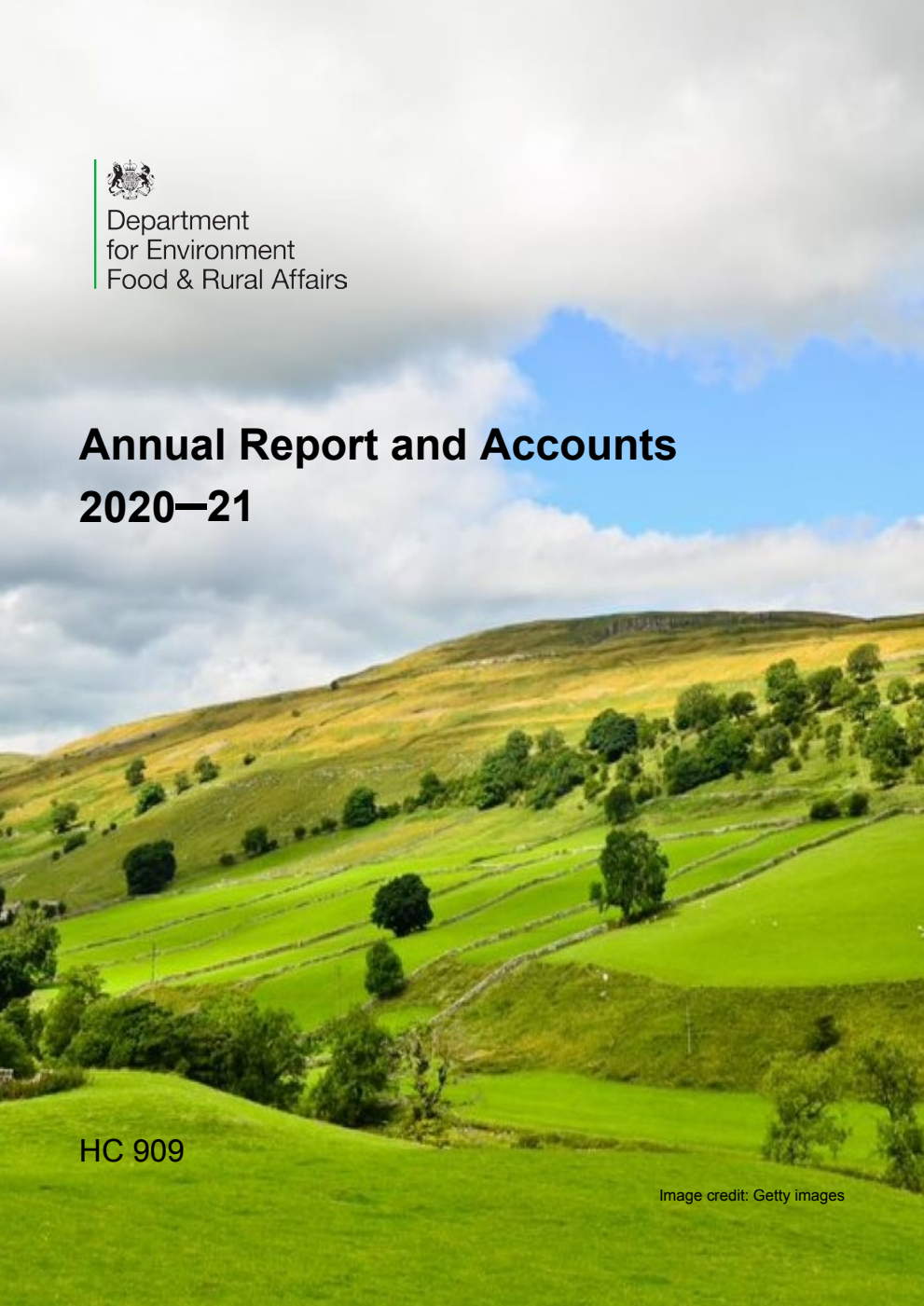 Department for Environment, Food and Rural Affairs Annual Report and Accounts 2020-21 (for the year ended 31 March 2021)