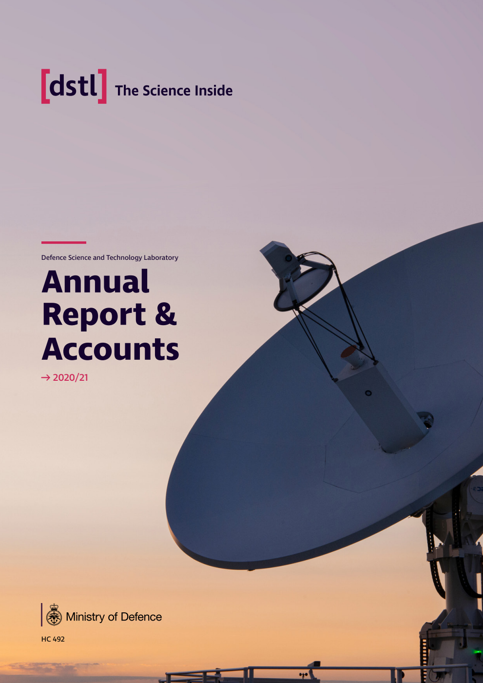 Defence Science and Technology Laboratory Annual Report and Accounts 2020/21