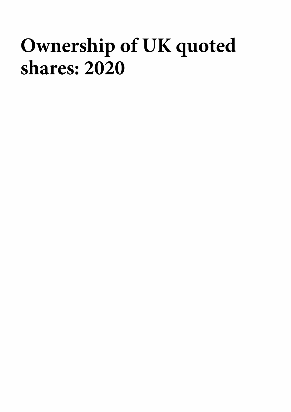 Ownership of UK Quoted Shares 2020