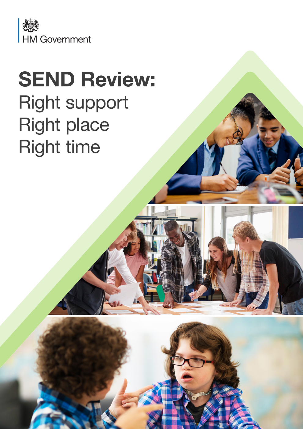 SEND Review: Right support, Right place, Right time.  Government consultation on the SEND and  alternative provision system in England