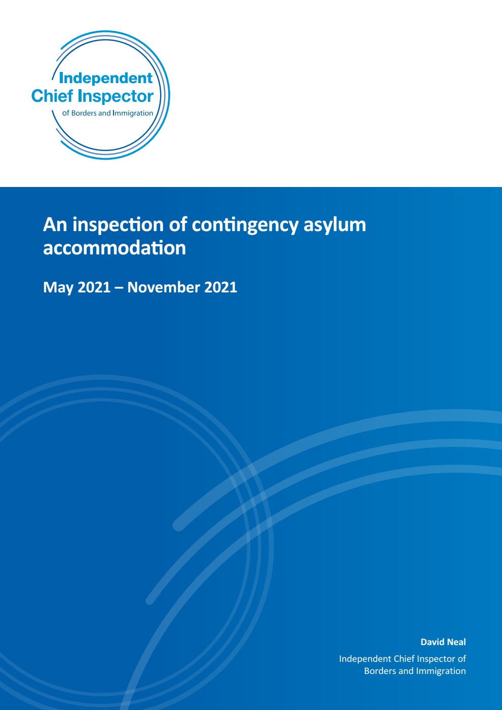 An inspection of contingency asylum accommodation May 2021 – November 2021