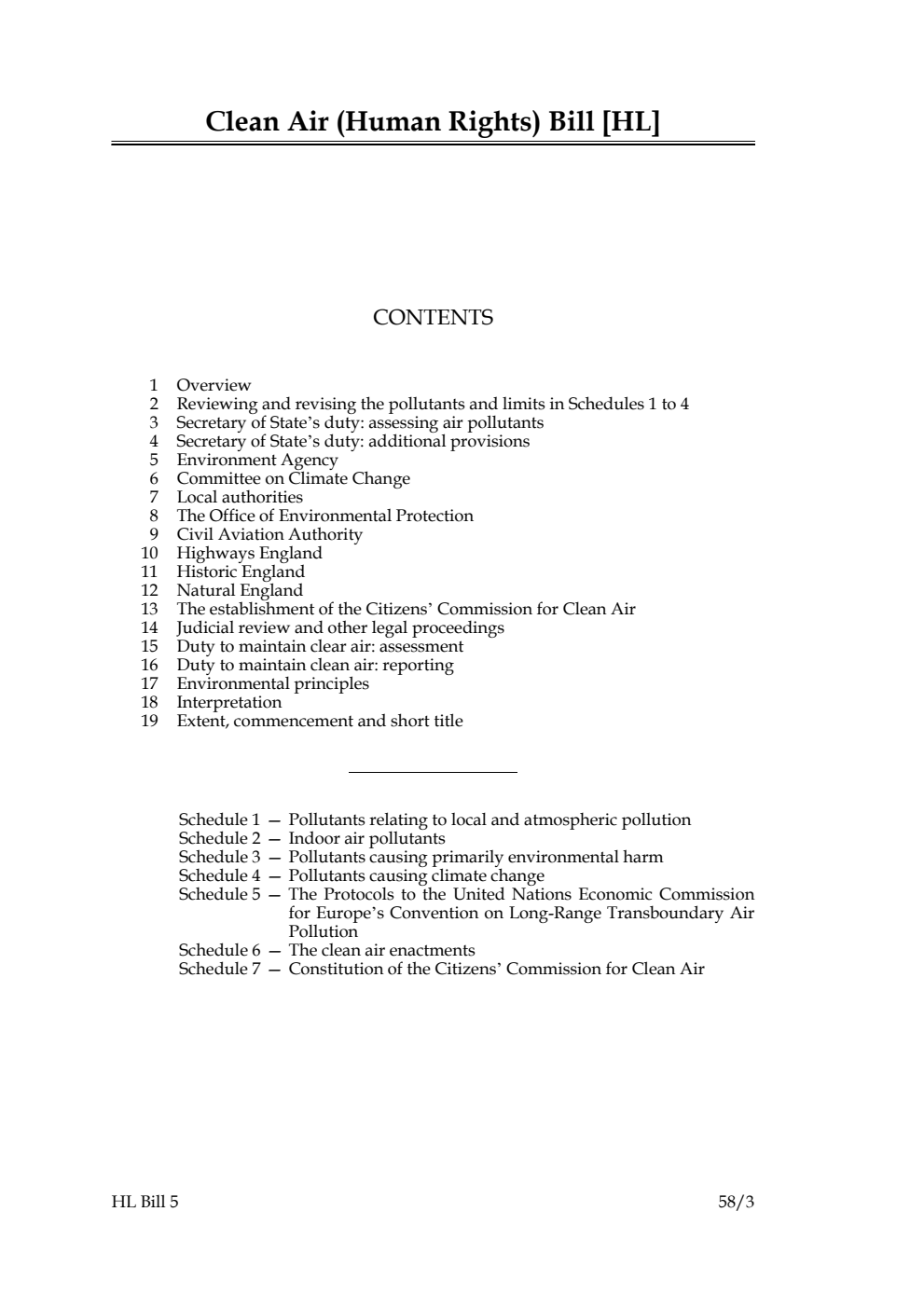 Clean Air (Human Rights) Bill