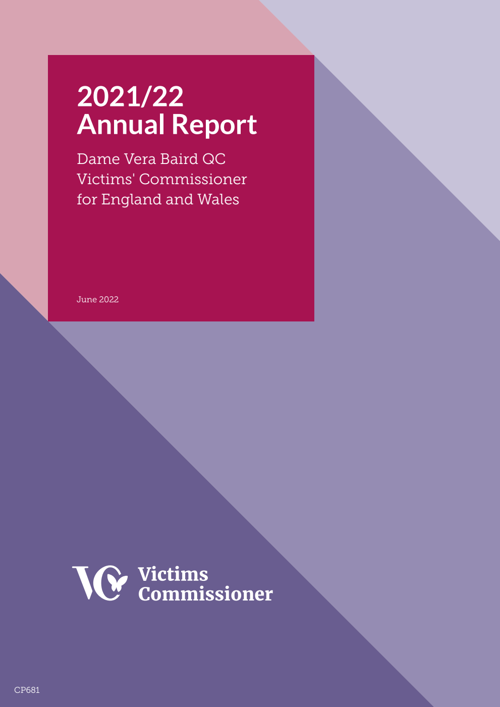 Victims’ Commissioner for England and Wales Annual Report 2021/22