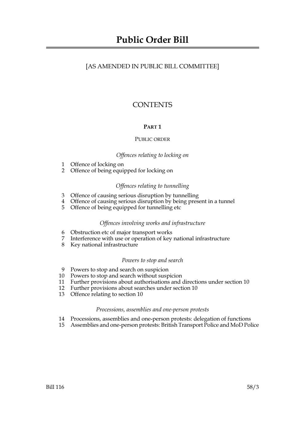 Public Order Bill [as amended in Public Bill Committee]
