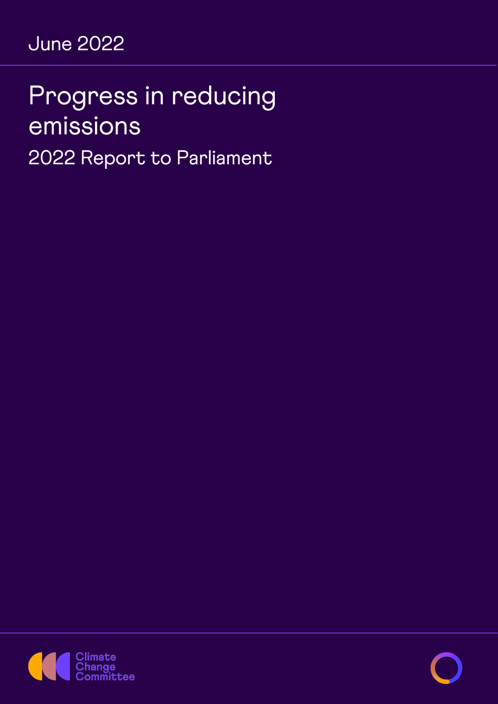 Progress in reducing emissions. 2022 Report to Parliament