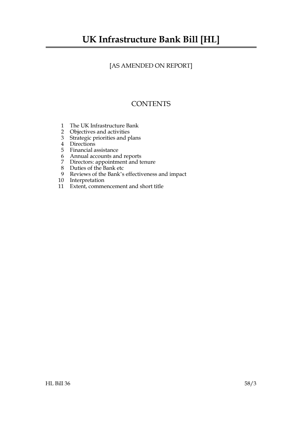 UK Infrastructure Bank Bill [as amended on Report]