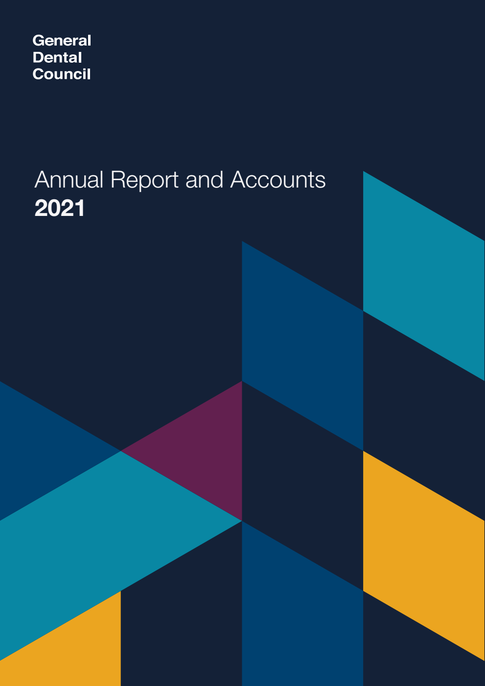 General Dental Council Annual Report and Accounts 2021
