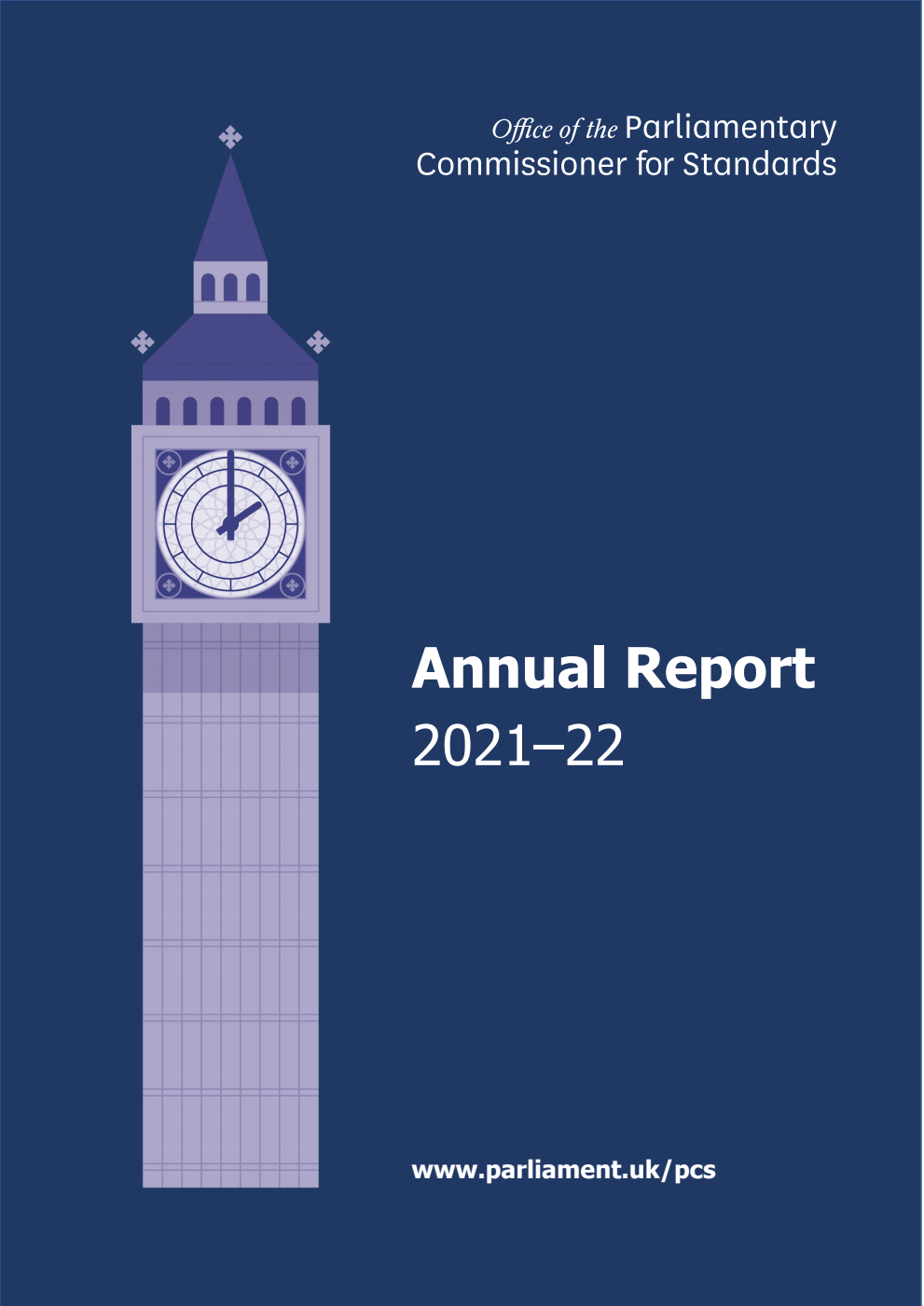 The Parliamentary Commissioner for Standards Annual Report 2021-22