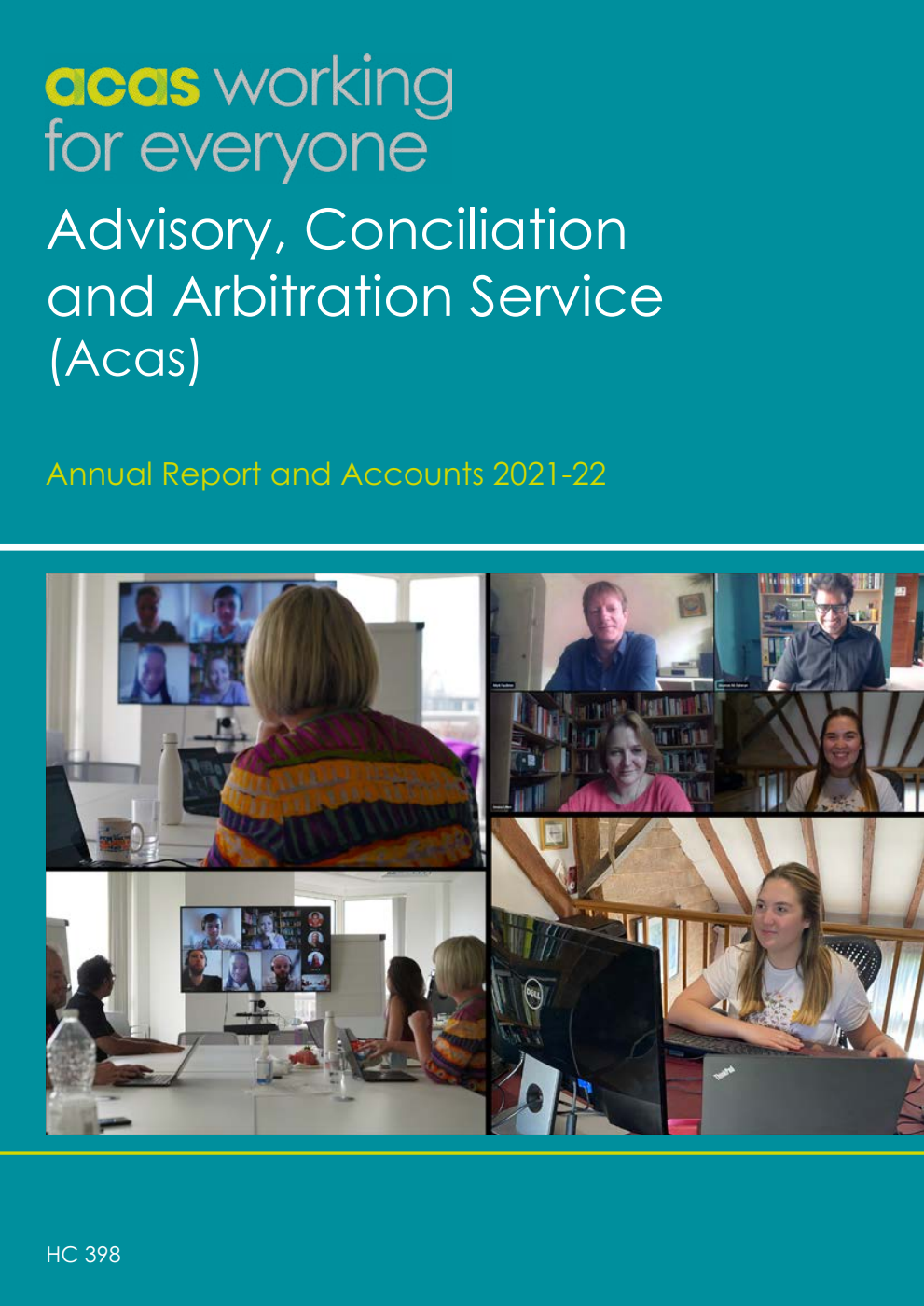 Advisory, Conciliation and Arbitration Service (Acas) Annual report and Accounts 2021-22