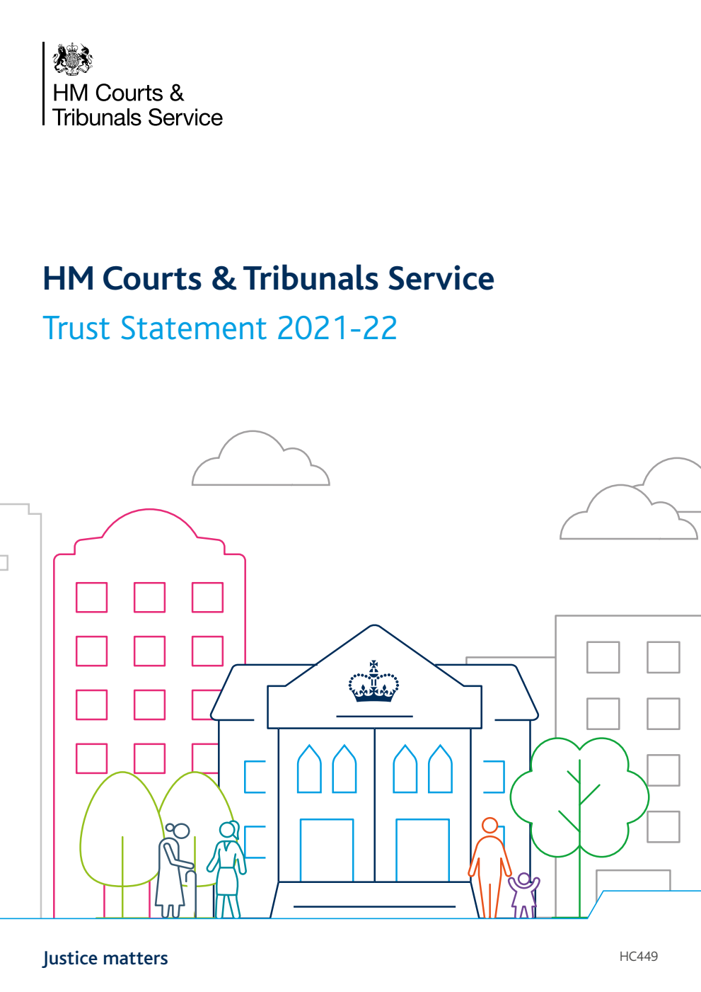 HM Courts & Tribunals Service Trust Statement 2021-22 for the period 1 April 2021 to 31 March 2022