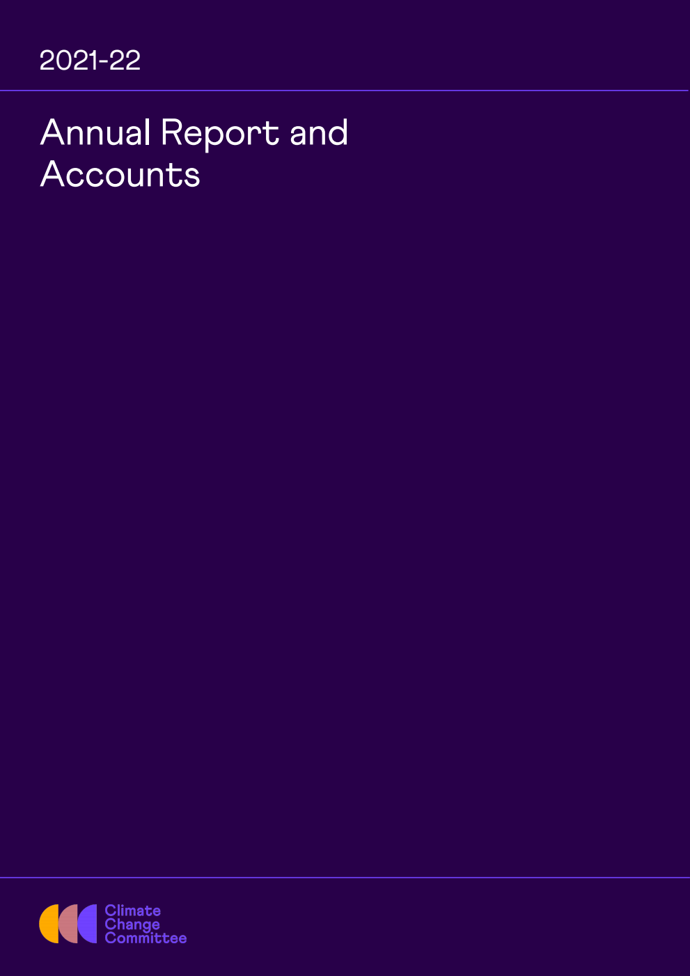 Committee on Climate Change Annual Report and Accounts 1 April 2021 to 31 March 2022