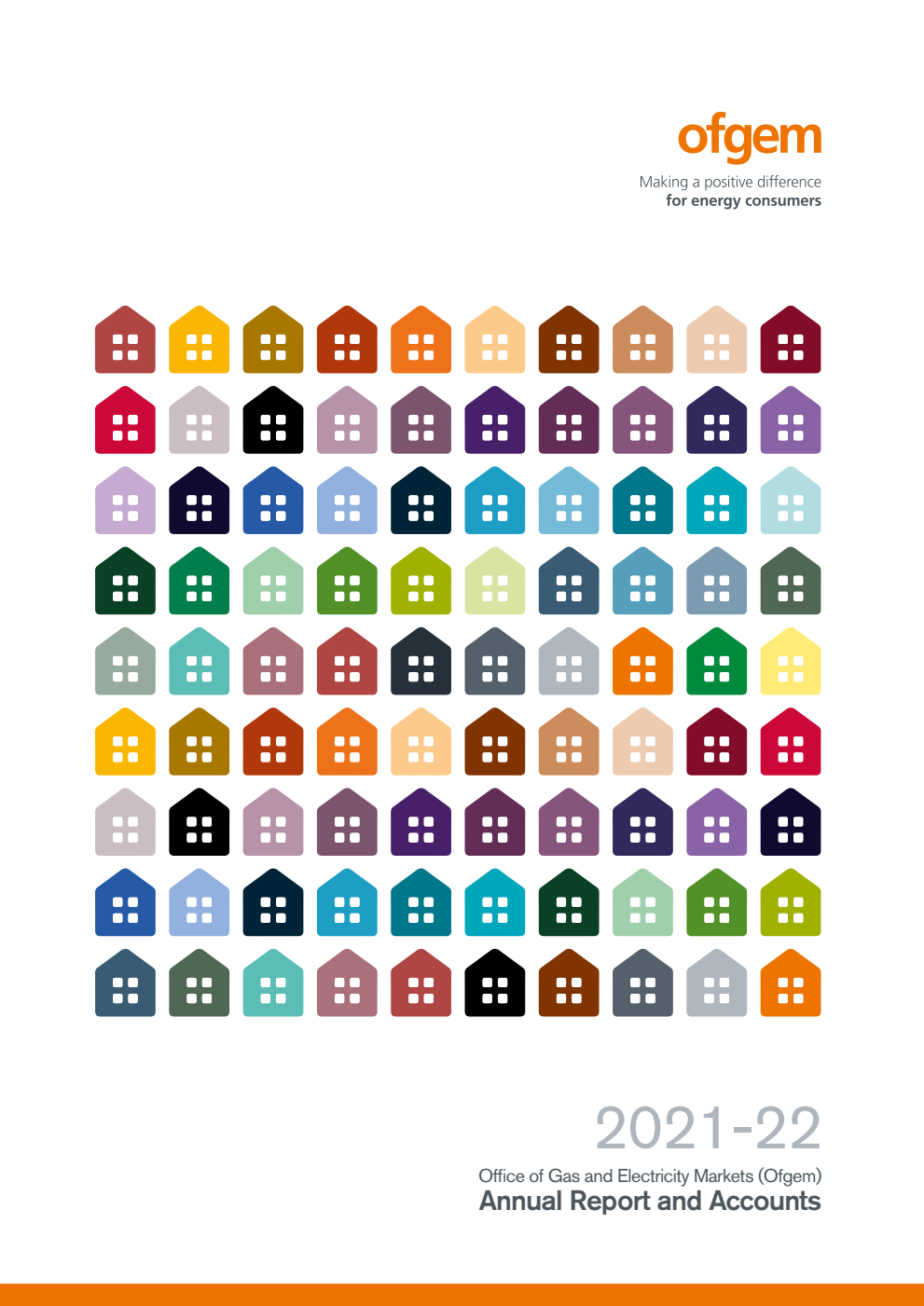 Office of Gas and Electricity Markets (Ofgem) Annual Report and Accounts 2021-22 (for the period 1 April 2021 to 31 March 2022)