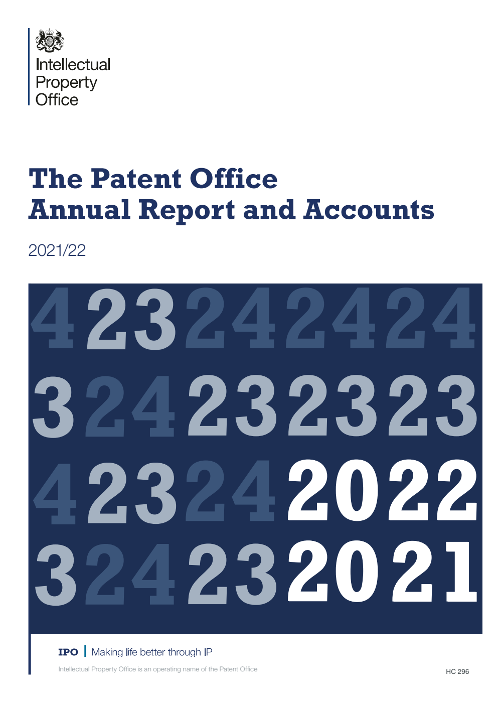 The Patent Office Annual Report and Accounts 2021/22