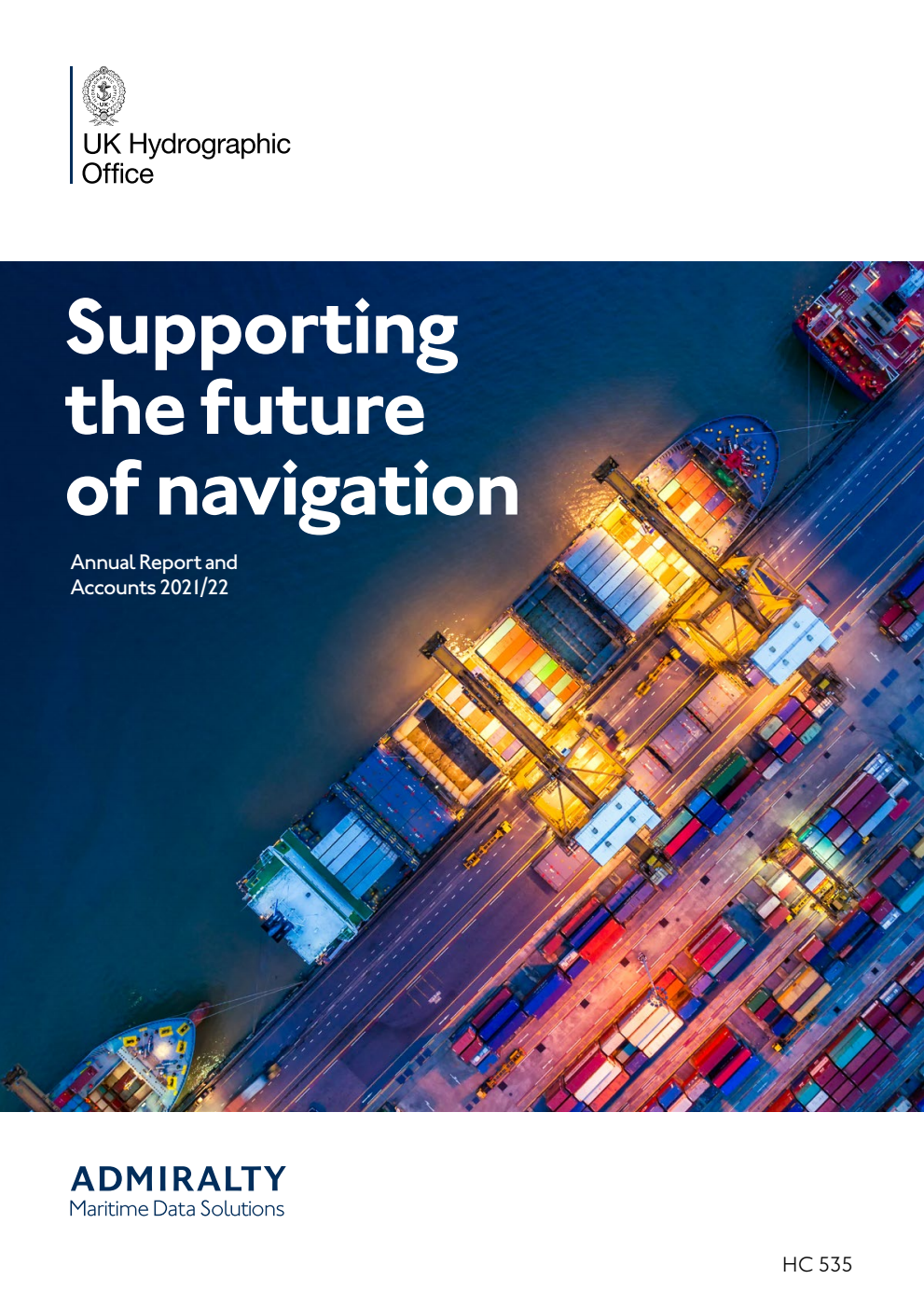 UK Hydrographic Office Annual Report and Accounts for 2021 to 2022 for the period 1 April 2021 to 31 March 2022