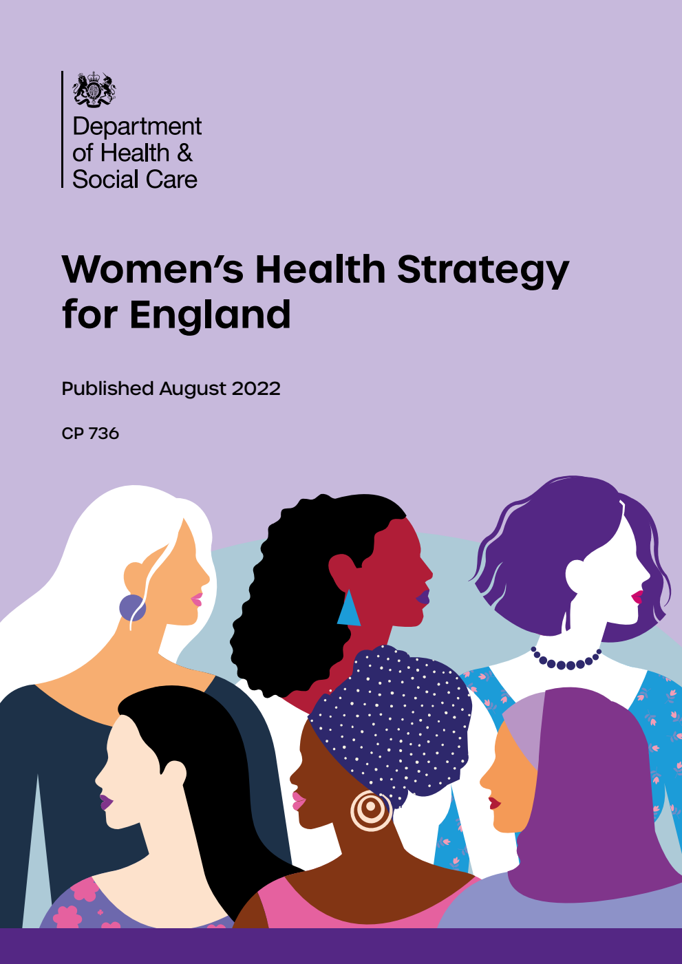 Women’s Health Strategy for England.  August 2022 (Previously published as  CP 710 9781528634656)