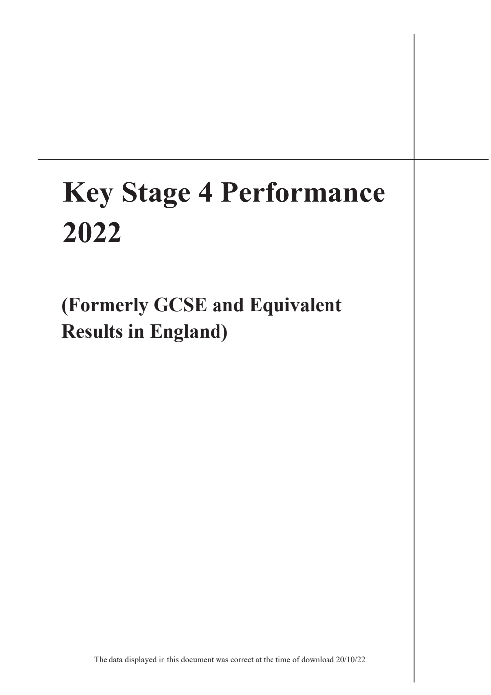 Key Stage 4 Performance 2022