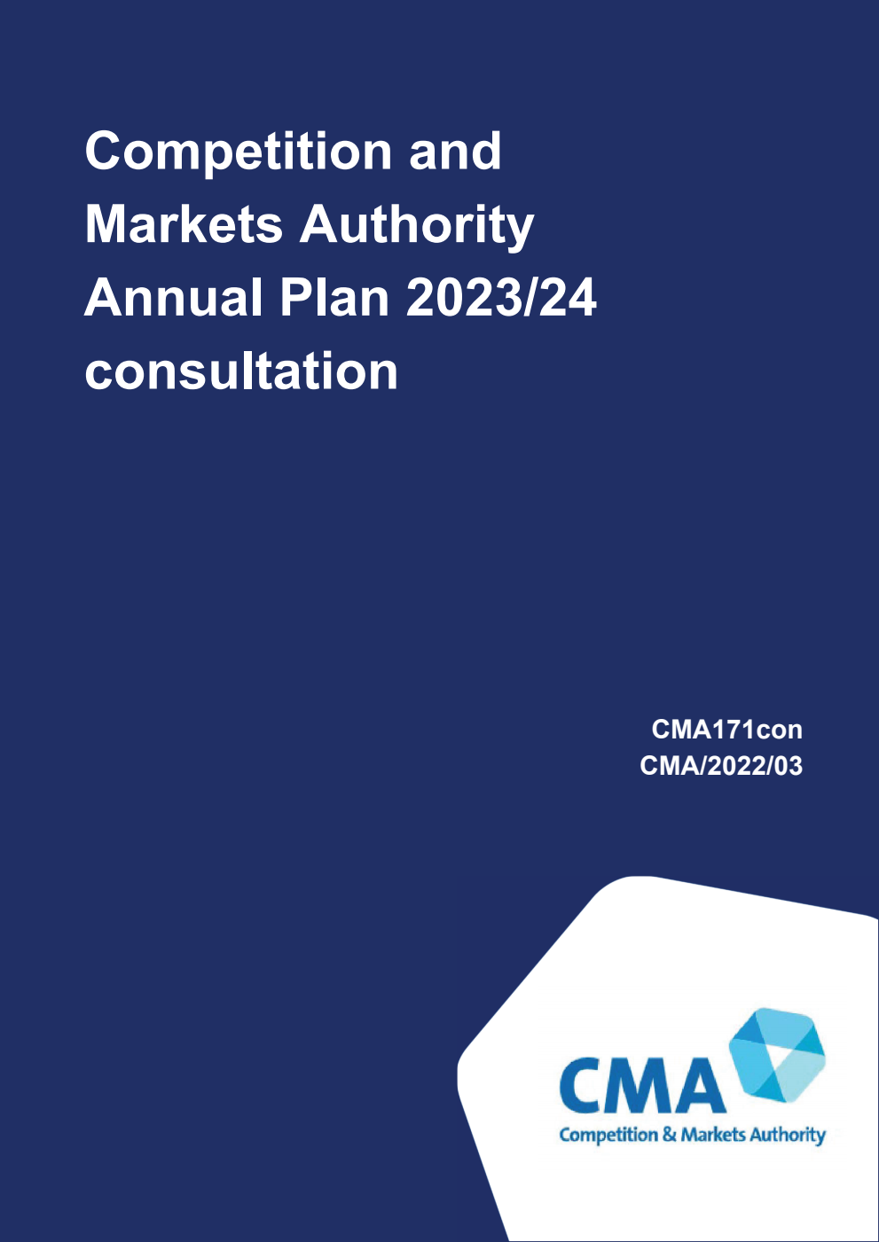 Competition and Markets Authority Annual Plan 2023/24 consultation