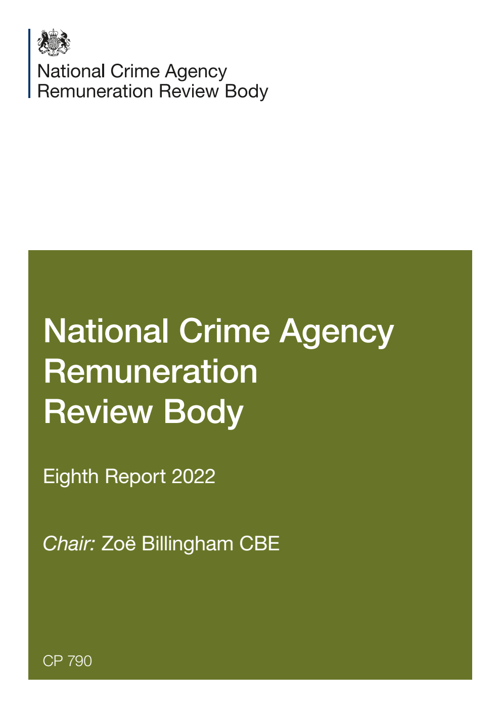 National Crime Agency Remuneration Review Body Eighth Report 2022