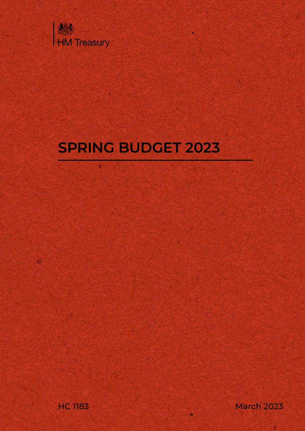 Spring Budget 2023