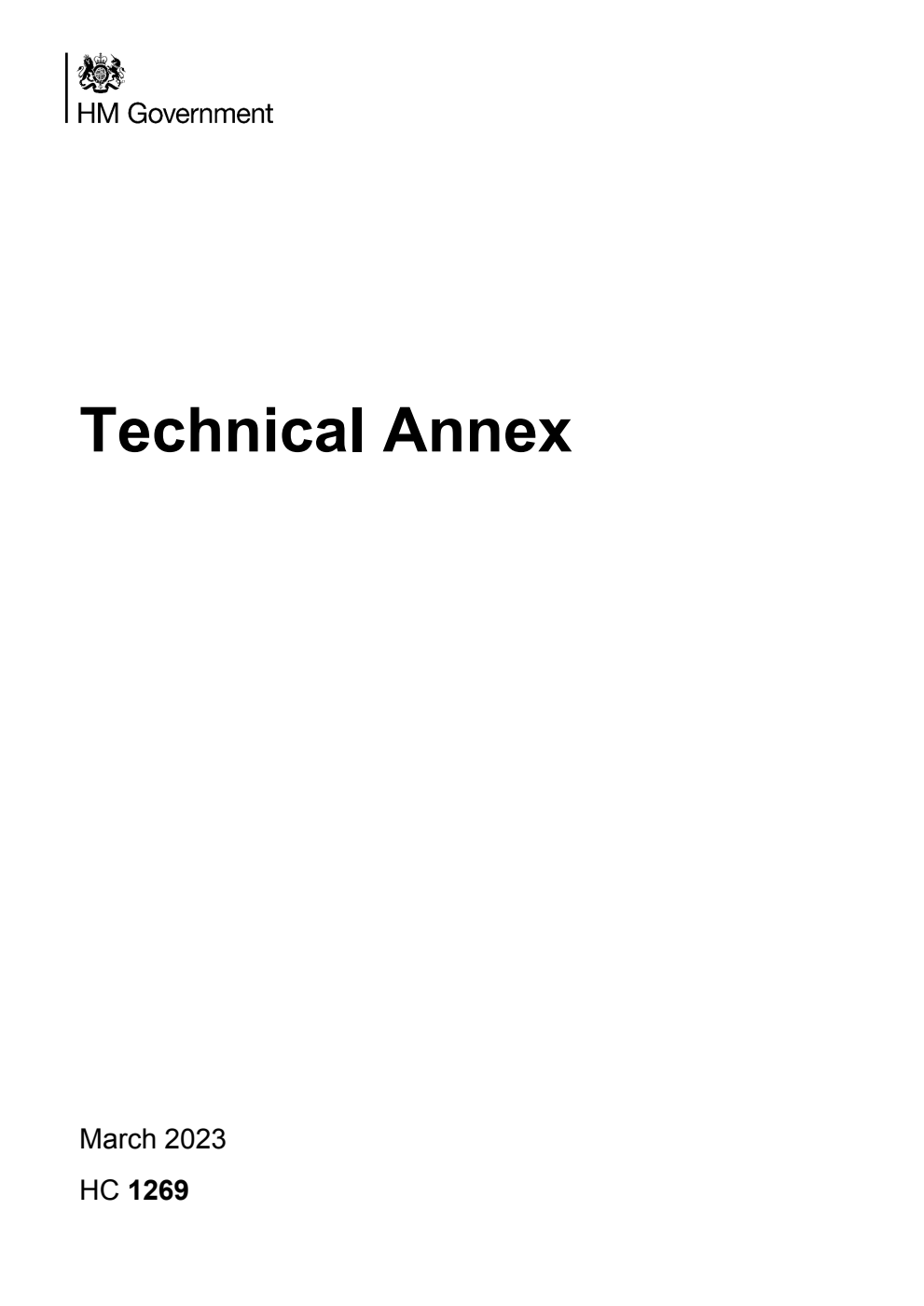 Net Zero Growth Plan and Carbon Budget Delivery Plan Technical Annex