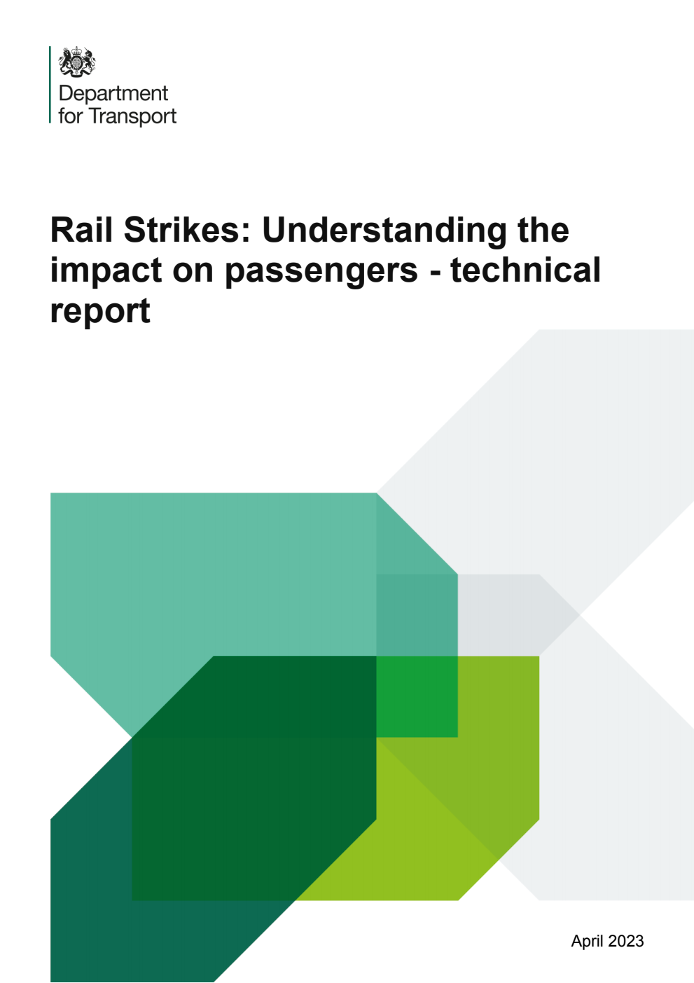 Rail Strikes: Understanding the impact on passengers - technical report