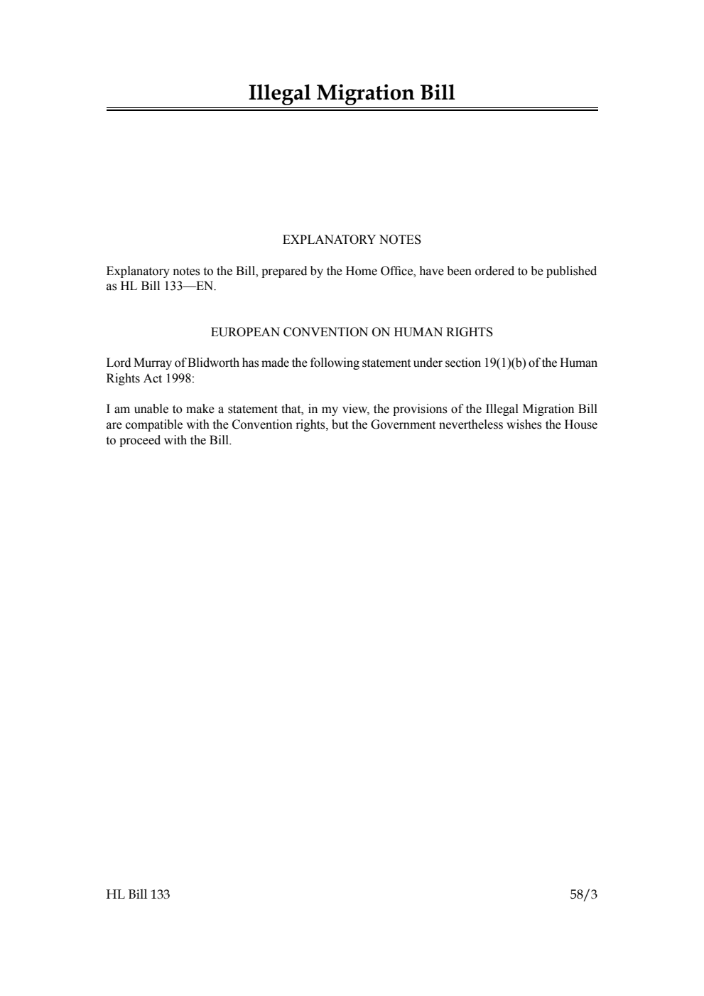 Illegal Migration Bill