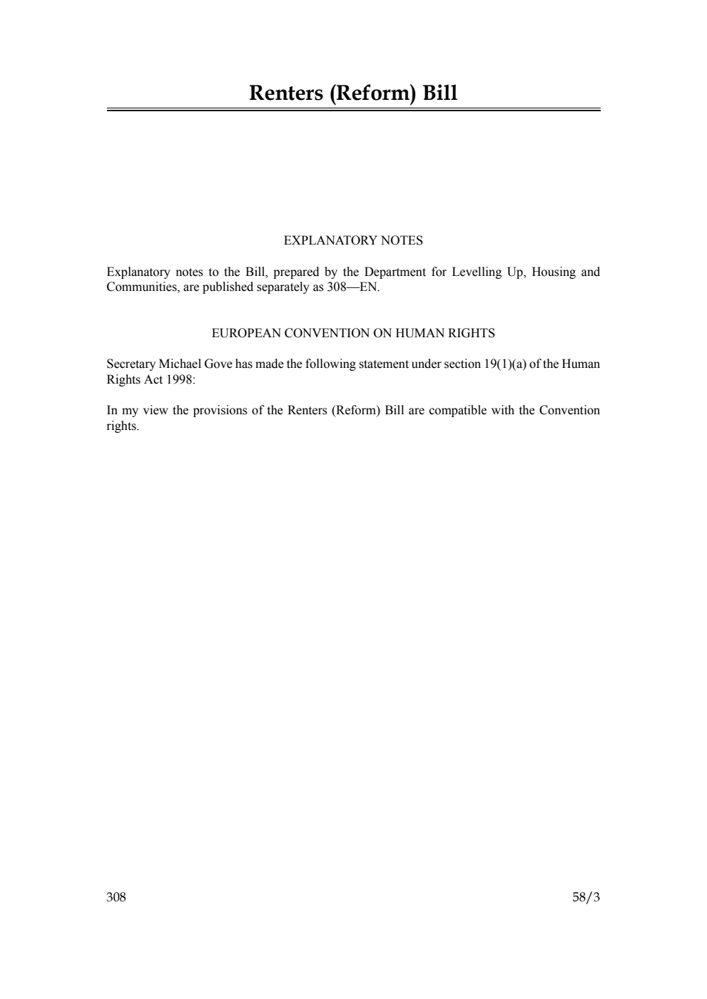 Renters (Reform) Bill