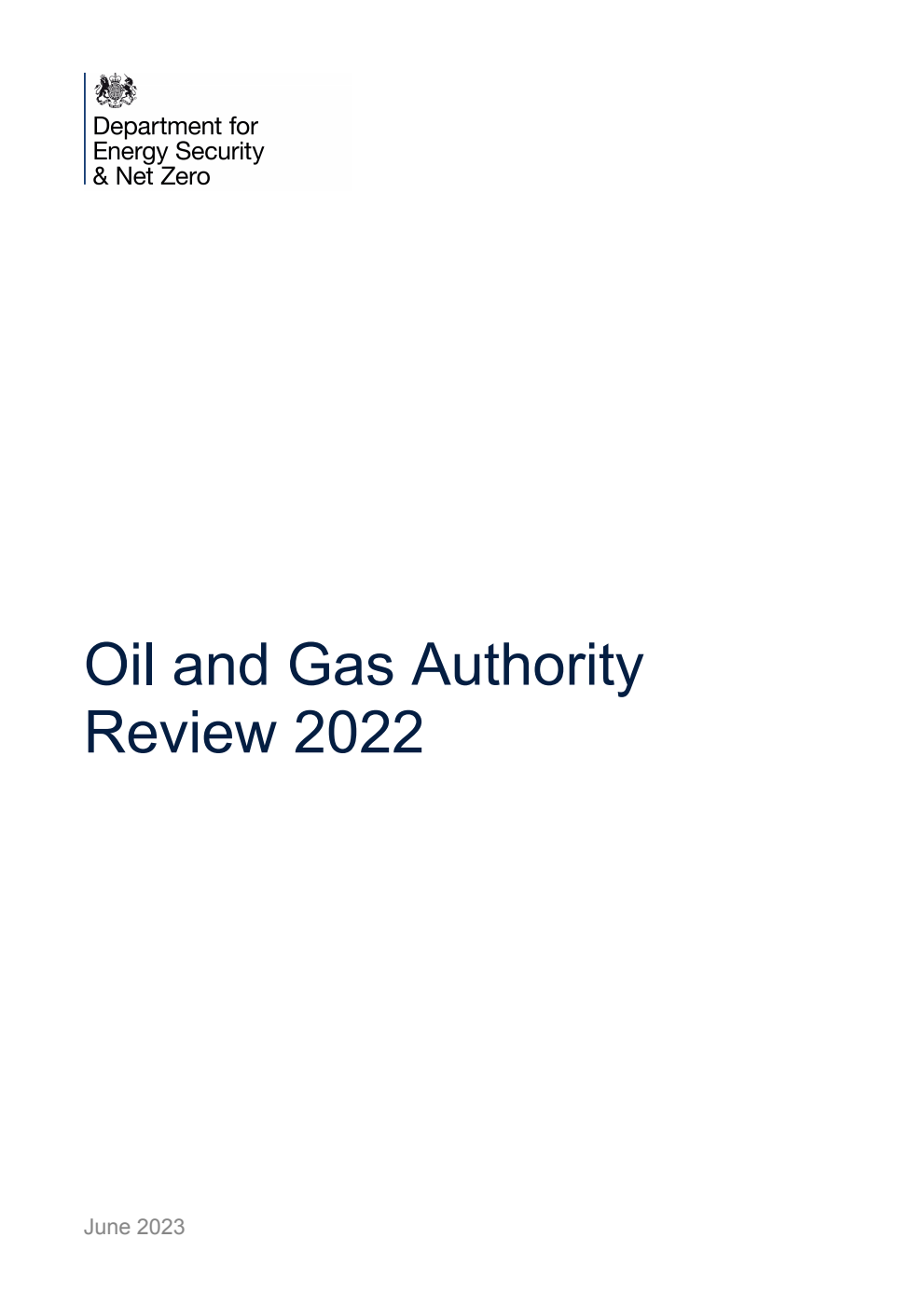 Oil and Gas Authority Review 2022