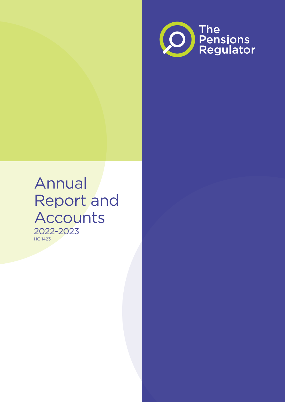 The Pensions Regulator's Annual Report and Accounts 2022-2023