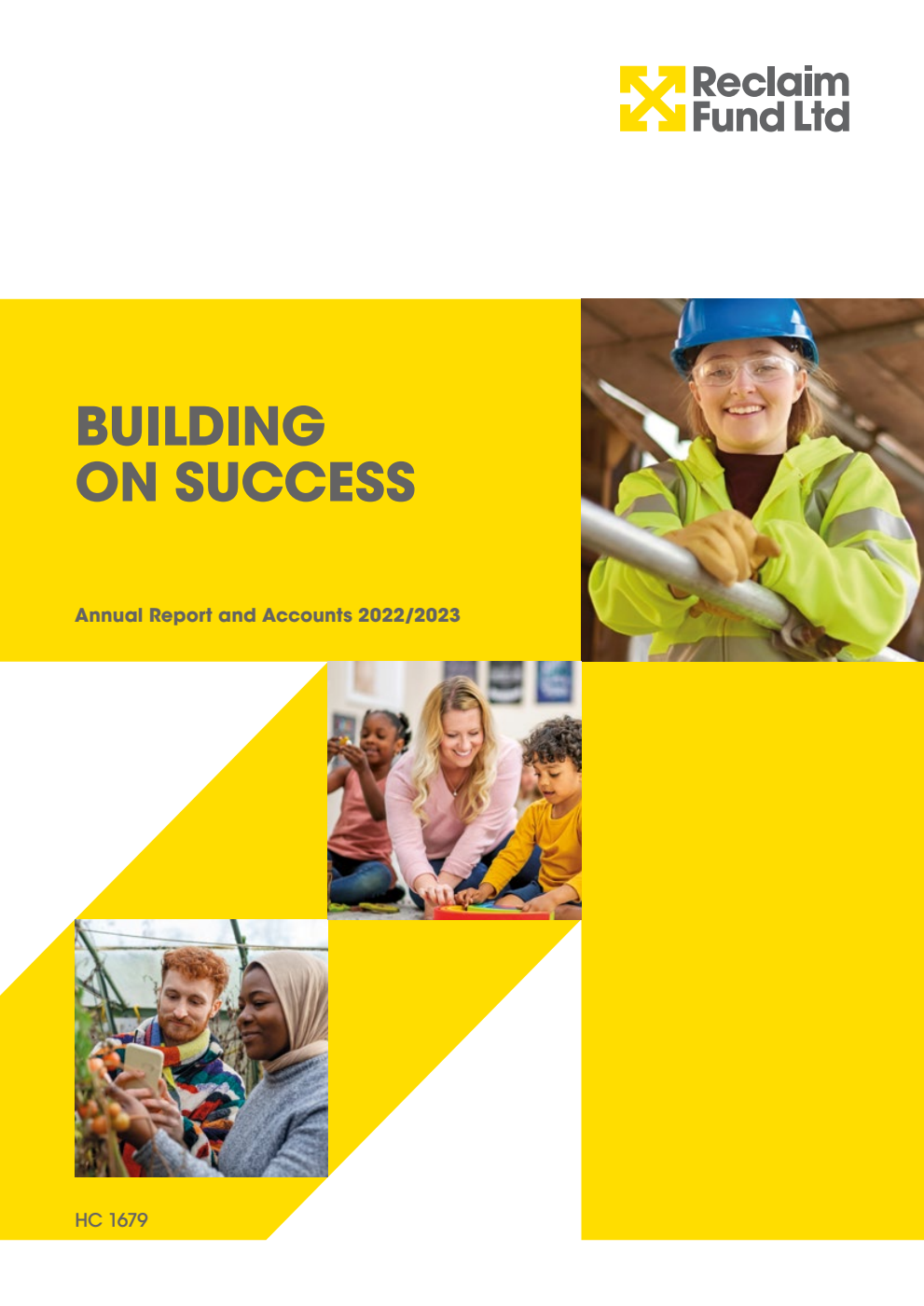 Reclaim Fund Ltd Annual Report and Accounts 2022/23. Building on success