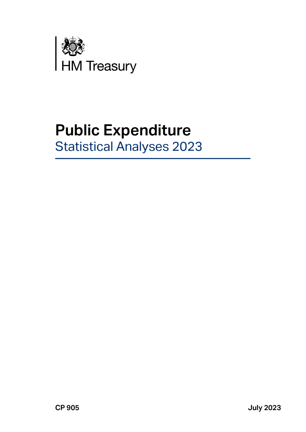 Public Expenditure Statistical Analyses 2023