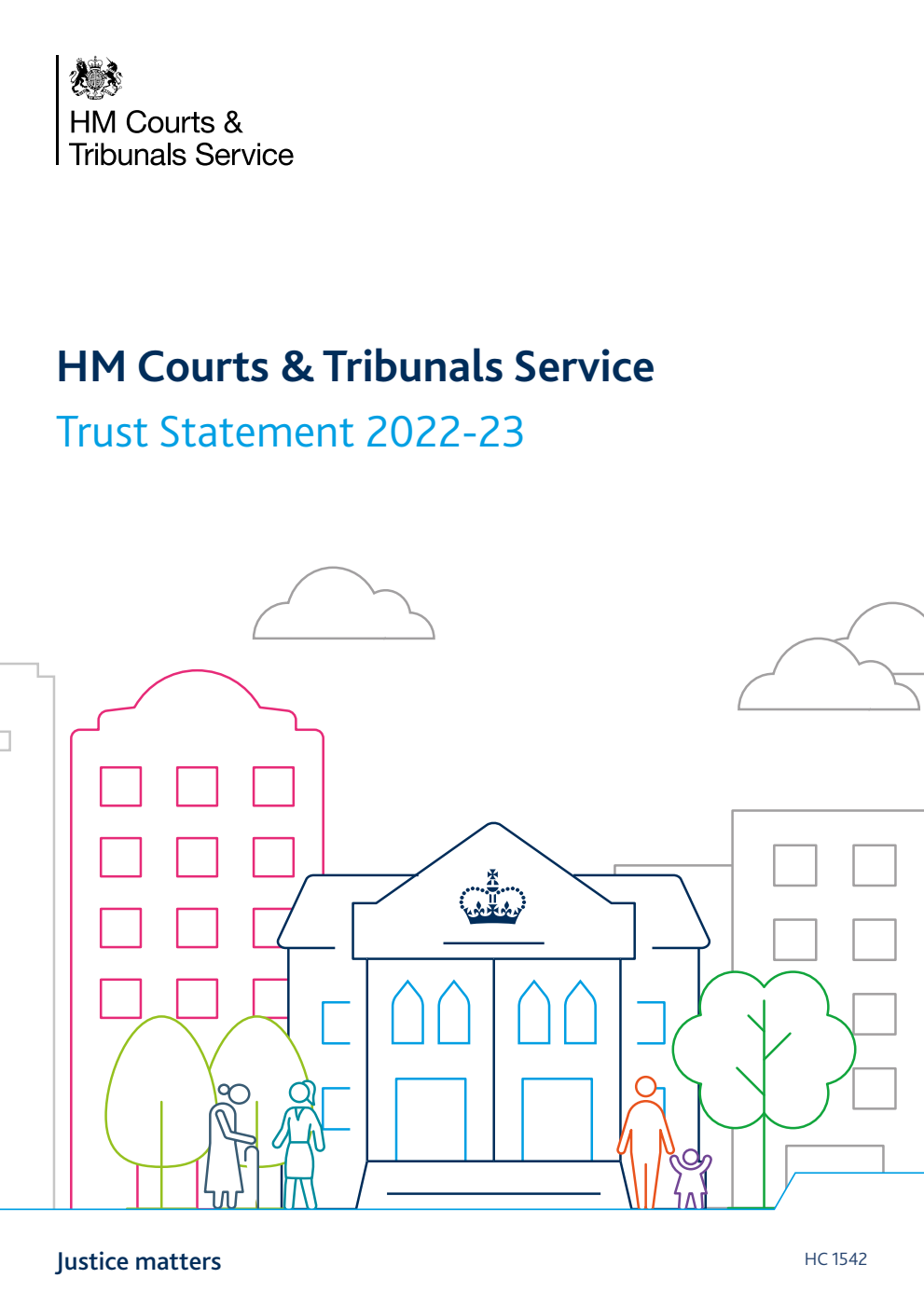 HM Courts & Tribunals Service Trust Statement 2022-23 for the period 1 April 2022 to 31 March 2023