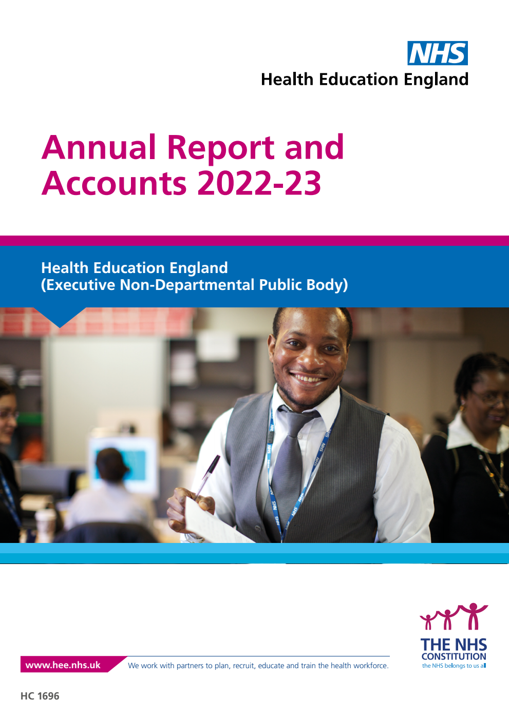 Health Education England (Executive Non-Departmental Public Body) Annual Report and Accounts 2022-23