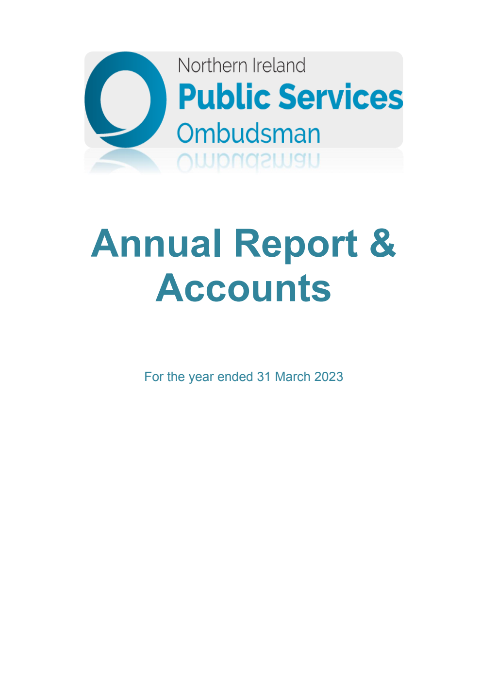 Northern Ireland Public Services Ombudsman Annual Report and Accounts 2022-23 for the year ended 31 March 2023