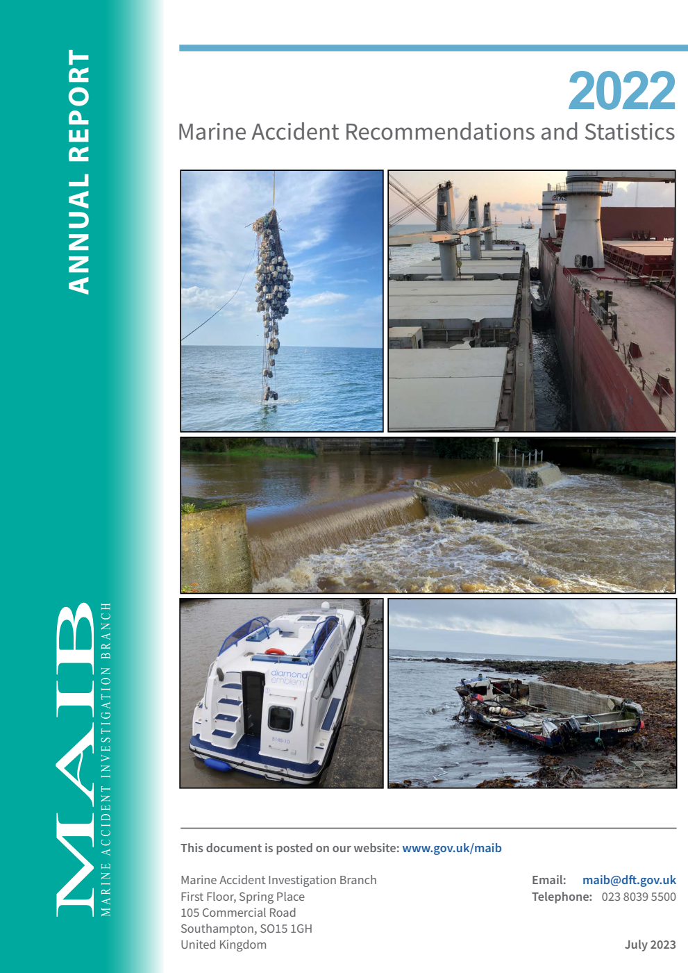 Marine Accident Investigation Branch Annual Report 2022
