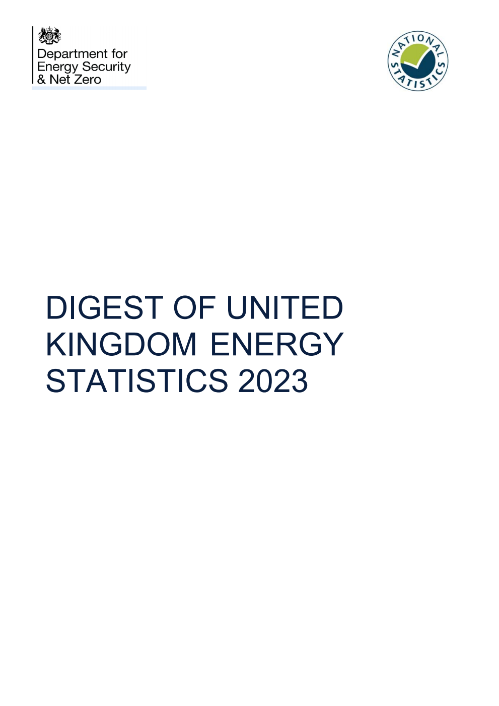 Digest of United Kingdom Energy Statistics 2023
