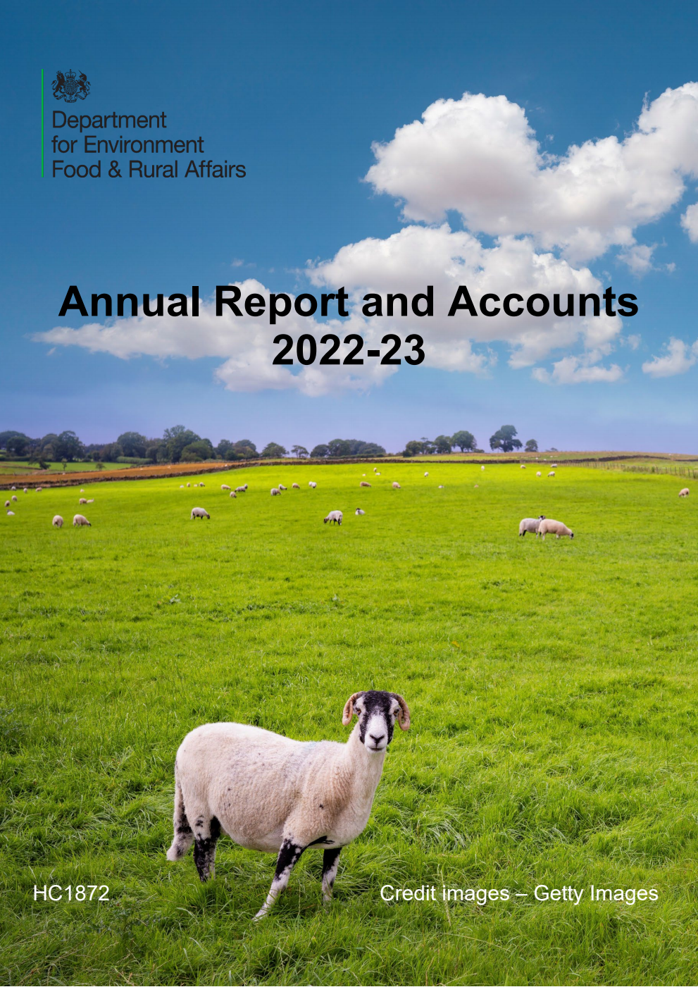 Department for Environment, Food and Rural Affairs Annual Report and Accounts 2022-23 for the year ended 31 March 2023
