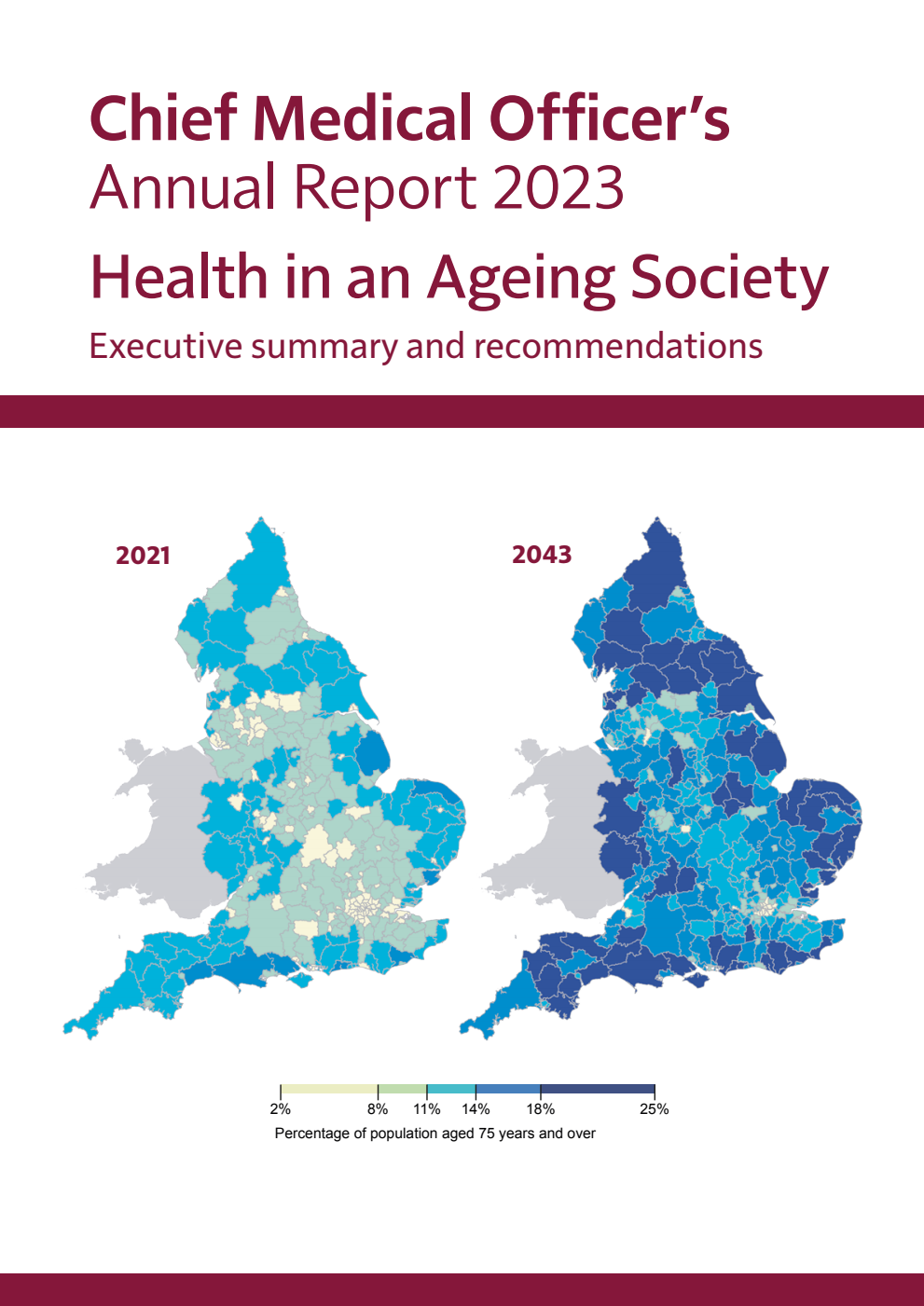 Chief Medical Officer’s Annual Report 2023. Health in an Ageing Society. Executive summary and recommendations
