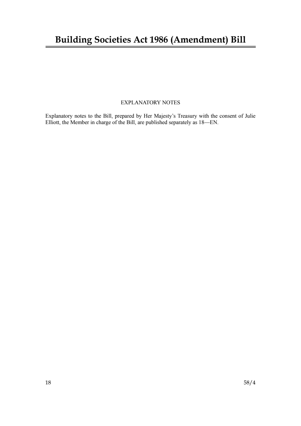 Building Societies Act 1986 (Amendment) Bill