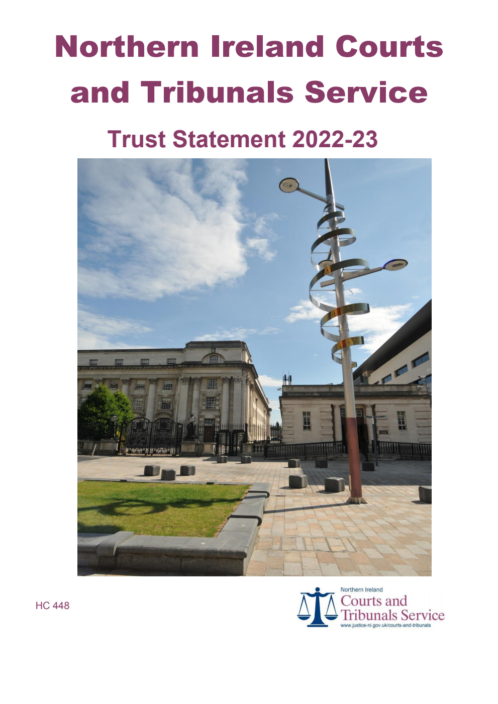 Northern Ireland Courts and Tribunals Service Trust Statement – Annual Report and Accounts 2022-23 for the year ended 31 March 2023