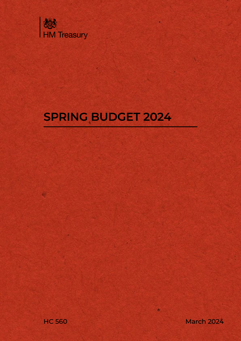 Spring Budget 2024