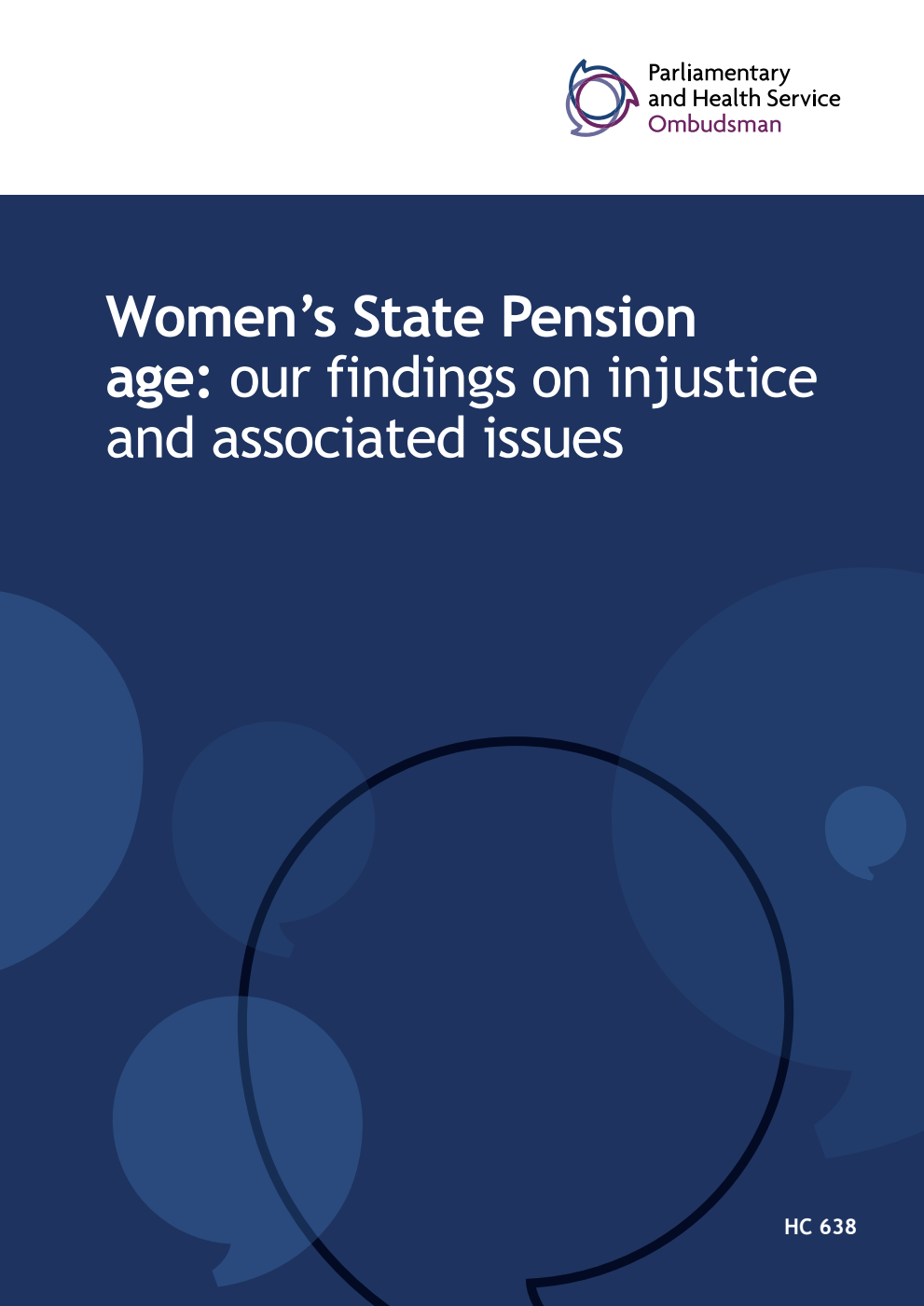 Women’s State Pension age: our findings on injustice and associated issues