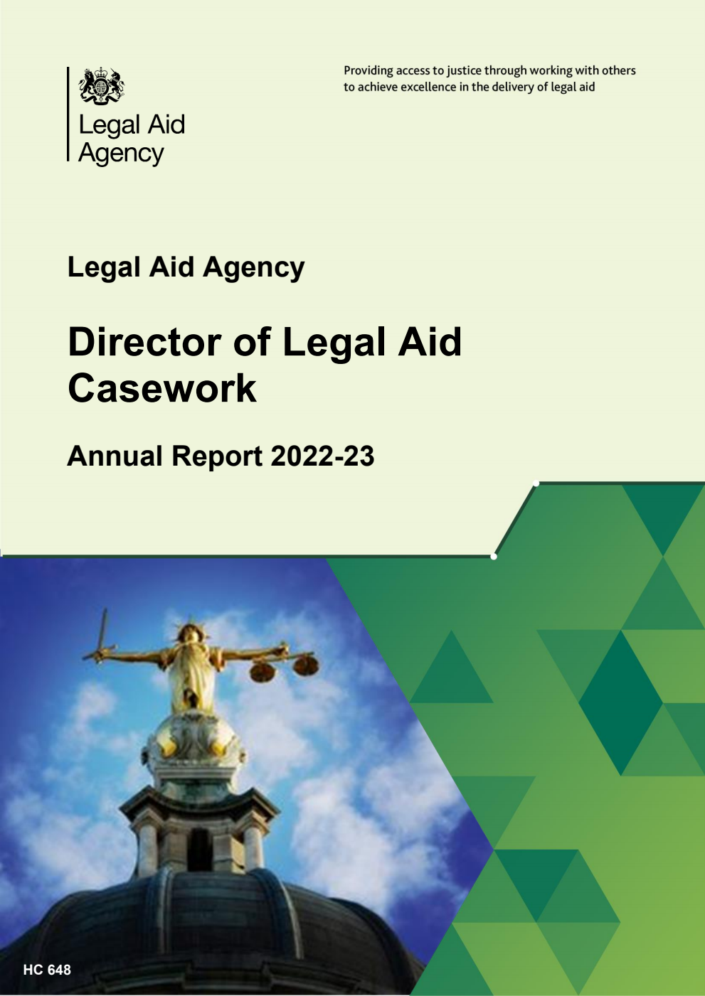 Legal Aid Agency Director of Legal Aid Casework Annual Report 2022-23