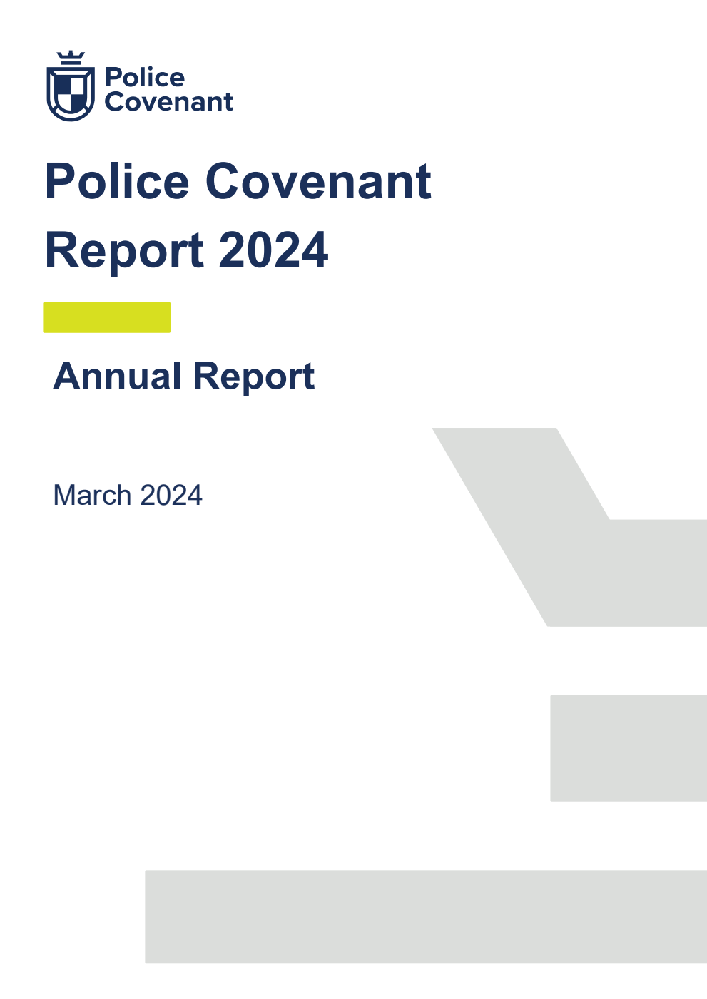 Police Covenant Annual Report 2024