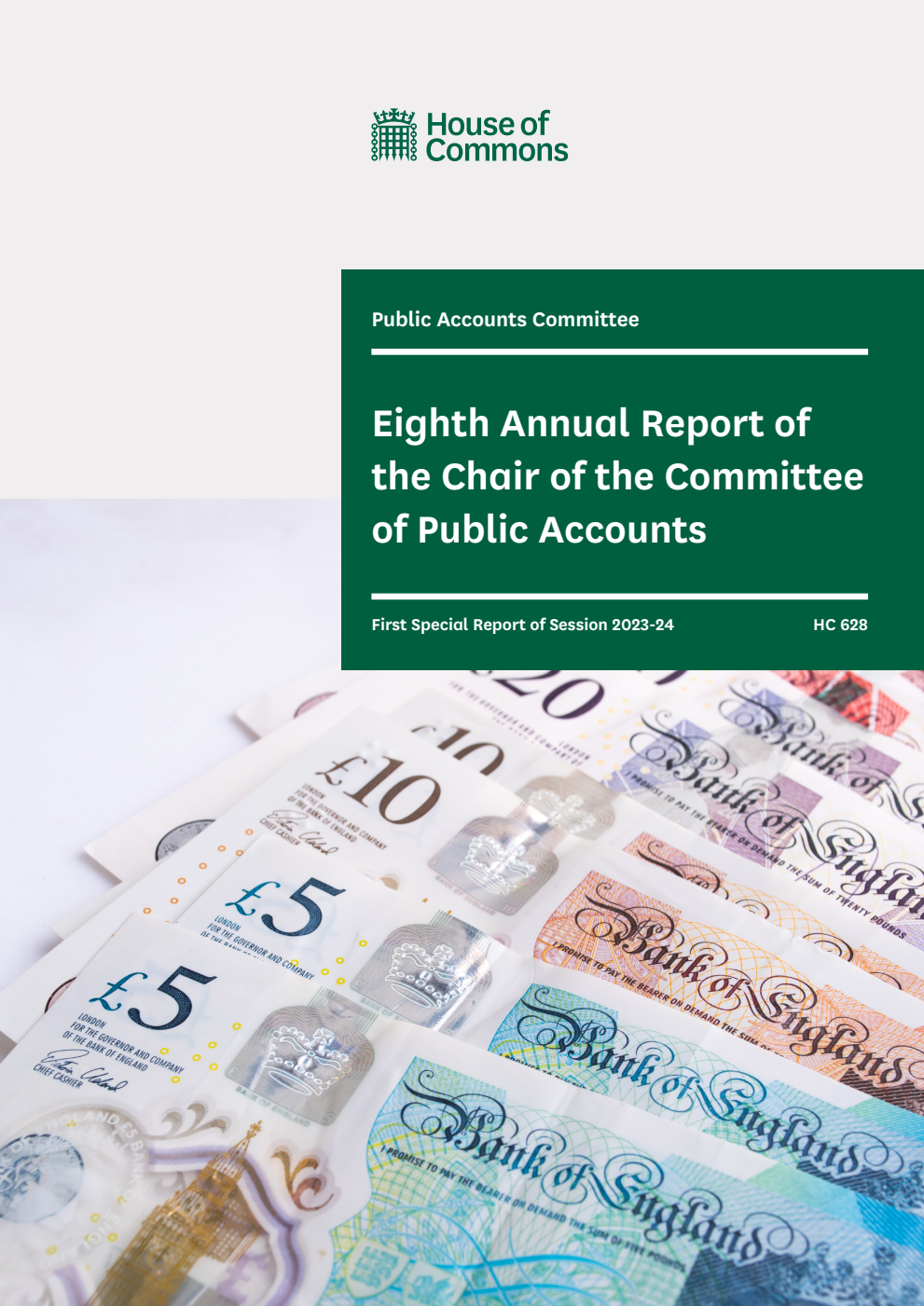 Public Accounts Committee 1st Special Report. Eighth Annual Report of the Chair of the Committee of Public Accounts
