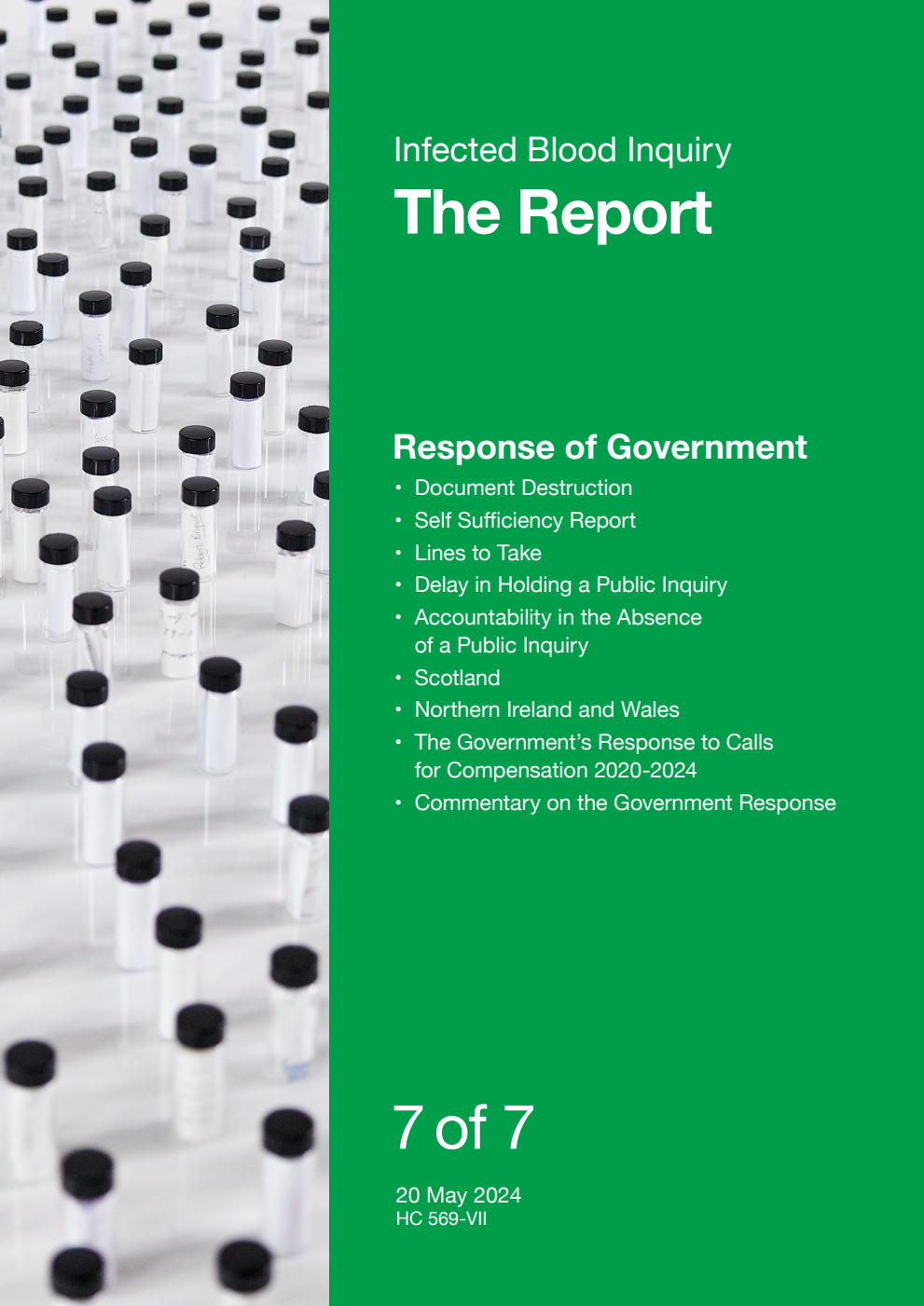 Infected Blood Inquiry. The Report. Volume 7. Response of Government